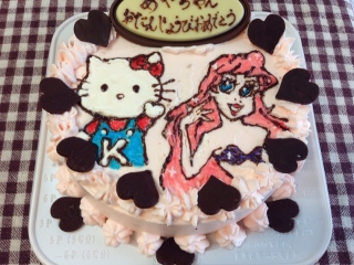 娘ちゃんデザインケーキ