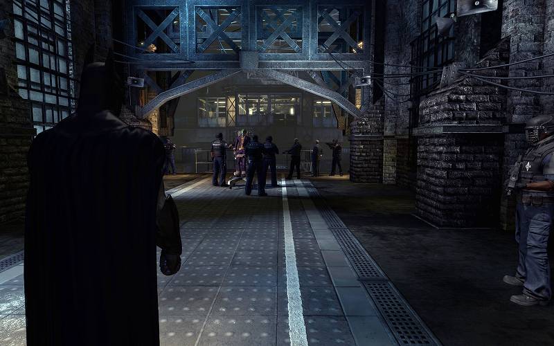 PC ゲーム Batman: Arkham Asylum GOTY Edition 日本語化とゲームプレイ最適化メモ、FOV 変更＆HUD 非表示方法、デフォルト FOV スクリーンショット