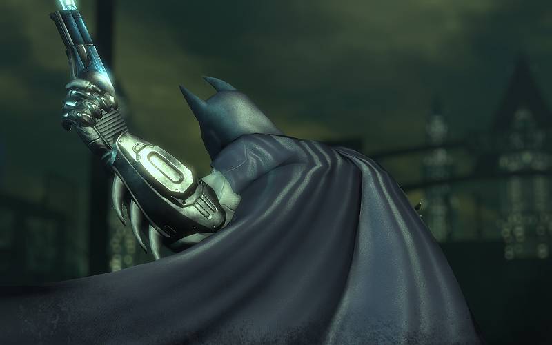 PC ゲーム Batman: Arkham City GOTY Edition 日本語化とゲームプレイ最適化メモ、HD Texture Pack 導入、デフォルトバットマンテクスチャスクリーンショット