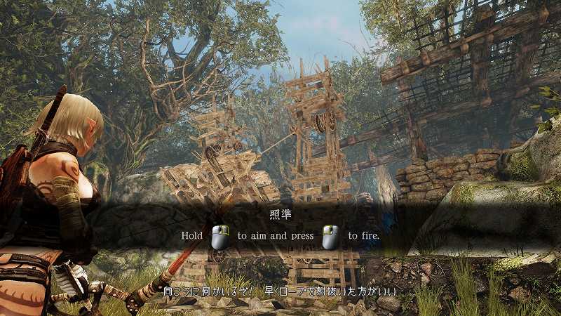 PC ゲーム Hunted: The Demon’s Forge 日本語化メモ、日本語化後のスクリーンショット