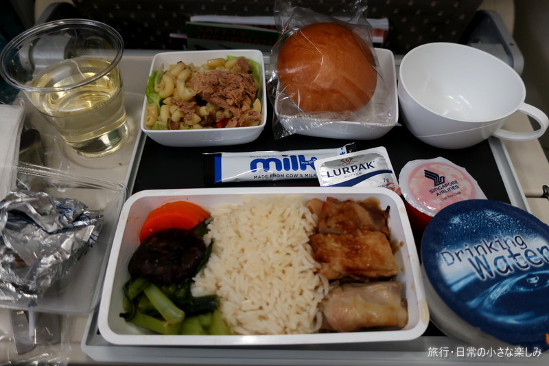 SQ620　シンガポール航空　機内食　朝食