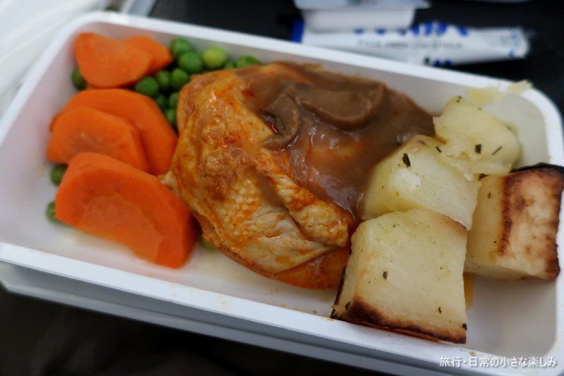 SQ620　シンガポール航空　機内食　鶏むね肉