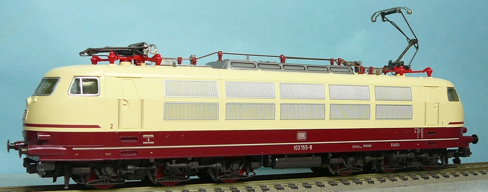 西ドイツ国鉄 DB 103形 旅客用電気機関車 155-8号機 (Fleischmann 4376