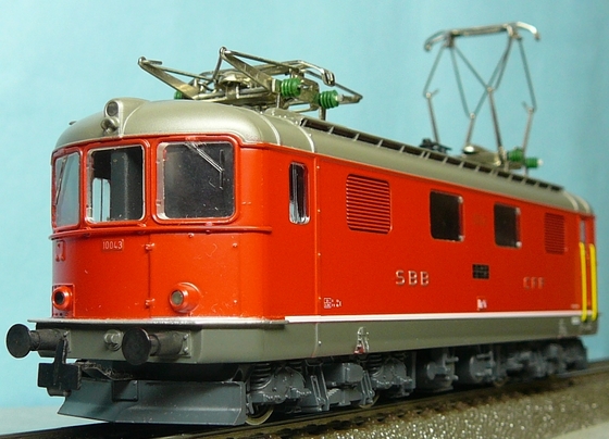 かつての憧れの的 HAG SBB Re4/4I 旅客用電気機関車 10043号機 （HAG 