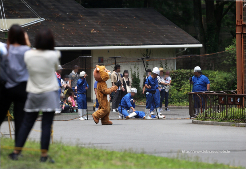 愛媛県立とべ動物園 ・ 動物脱出対策訓練の写真